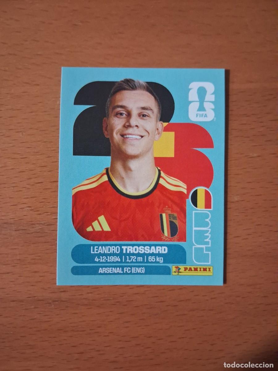 Cromos de F&uacute;tbol: Fifa World Cup 26 Mundial 2026 BEL 18 B&eacute;lgica Leandro Trossard