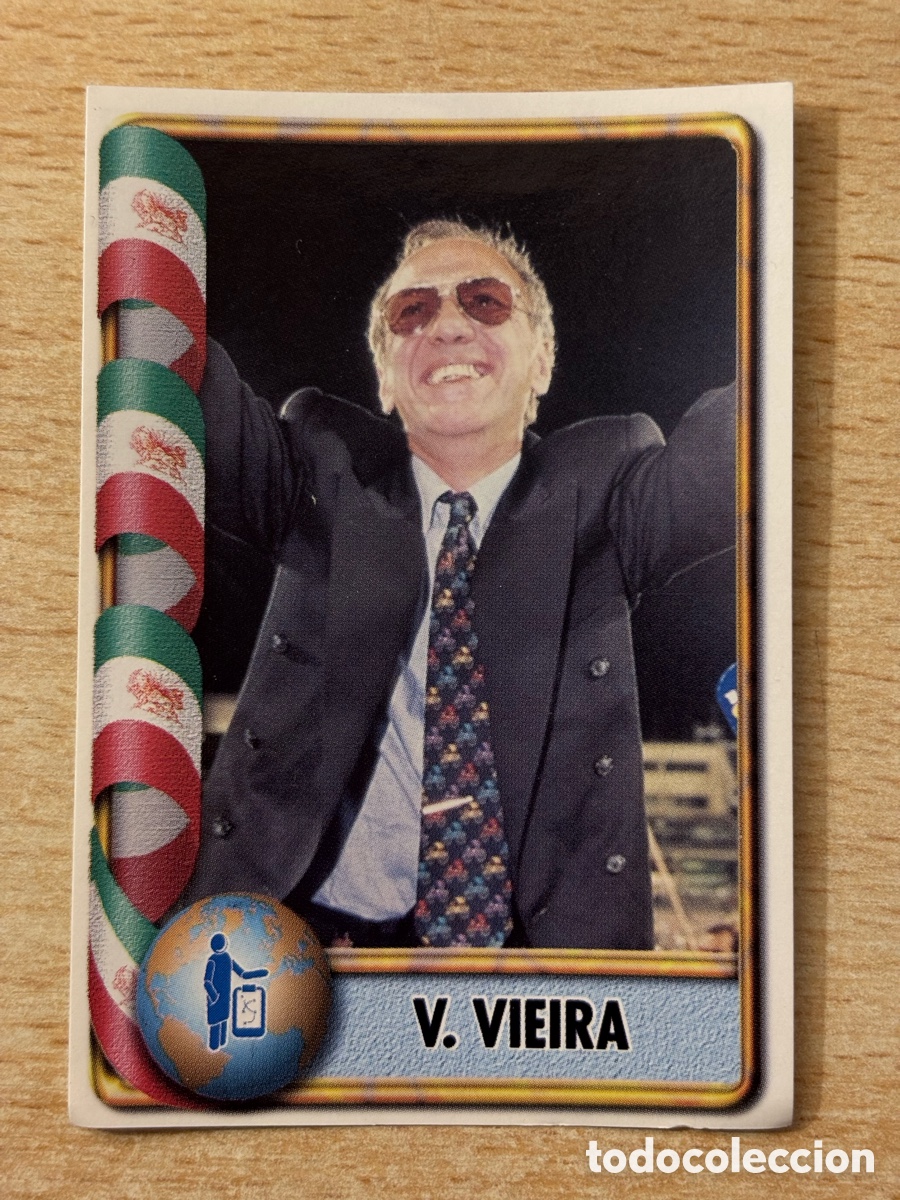 Cromos de F&uacute;tbol: # 508 Vieira Entrenador Iran Mundial Francia 98 Ediciones Estadio