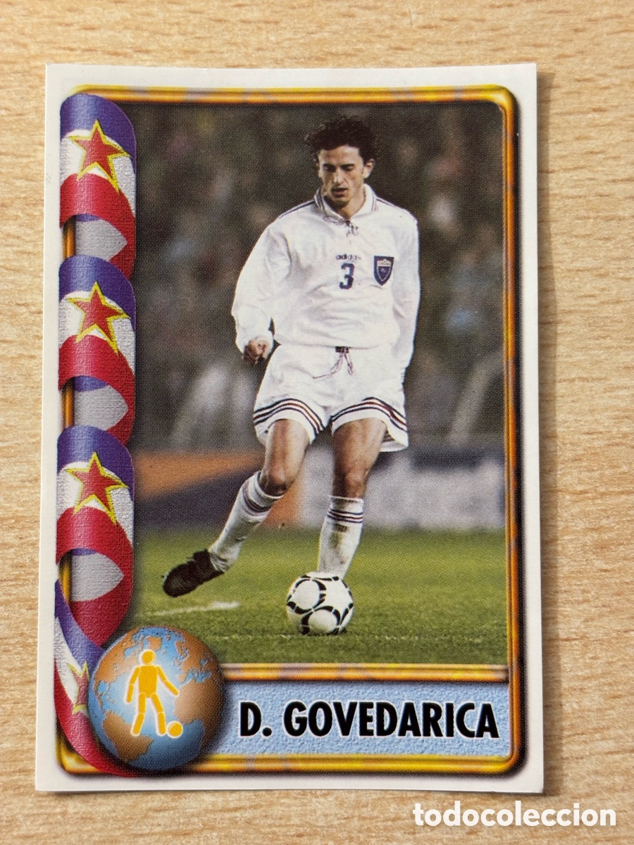 Cromos de F&uacute;tbol: # 501 Govedarica Yugoslavia Mundial Francia 98 Ediciones Estadio