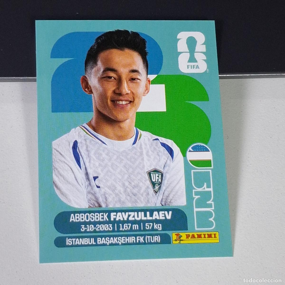 Cromos de F&uacute;tbol: B2 UZB20 ABBOSBEK FAYZULLAEV 20 UZBEKIST&Aacute;N UZB MUNDIAL FIFA WORLD CUP 2026 STICKER PANINI