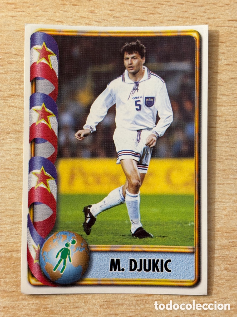 Football Stickers: # 496 Djukic Yugoslavia Mundial Francia 98 Ediciones Estadio