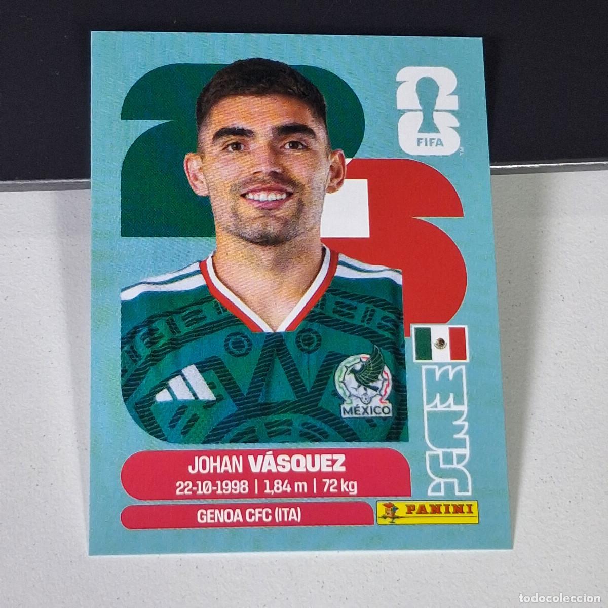 Cromos de Futebol: B2 MEX 3 MEX3 JOHAN VASQUEZ M&Eacute;XICO MUNDIAL FIFA WORLD CUP 2026 STICKER PANINI