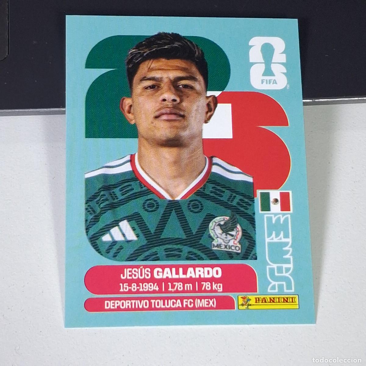 Cromos de F&uacute;tbol: B2 MEX6 JES&Uacute;S GALLARDO 6 M&Eacute;XICO MUNDIAL FIFA WORLD CUP 2026 STICKER PANINI