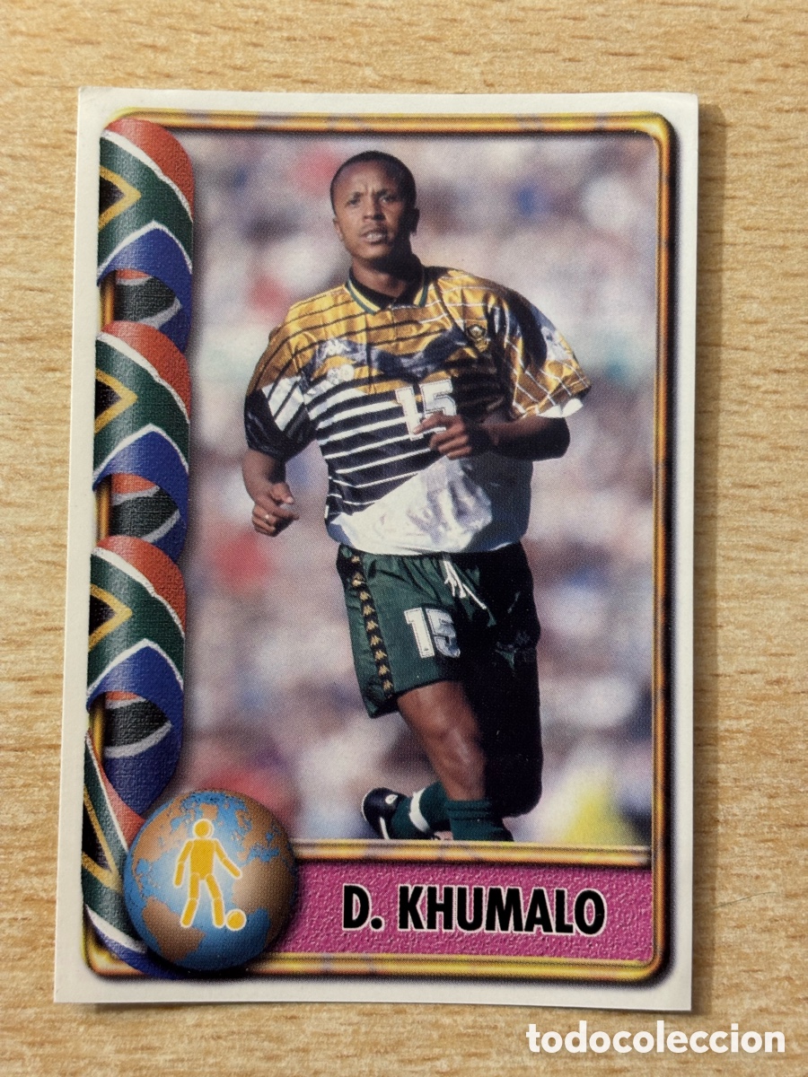 Football Stickers: # 469 Khumalo Sud&aacute;frica Mundial Francia 98 Ediciones Estadio