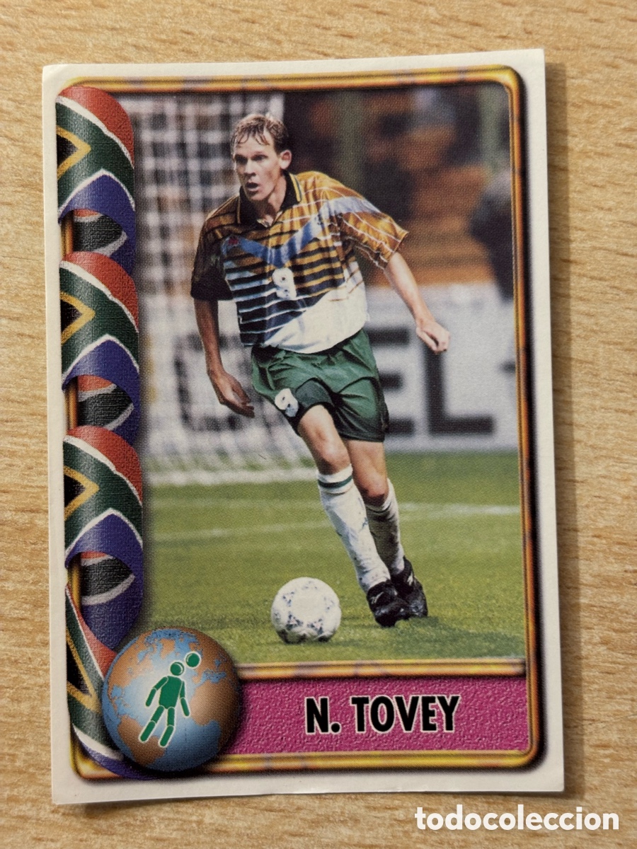 Cartes &agrave; collectionner de Football: # 465 Tovey Sud&aacute;frica Mundial Francia 98 Ediciones Estadio