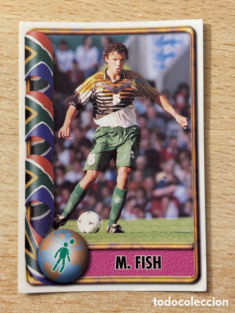 Cartes &agrave; collectionner de Football: # 464 Fish Sud&aacute;frica Mundial Francia 98 Ediciones Estadio