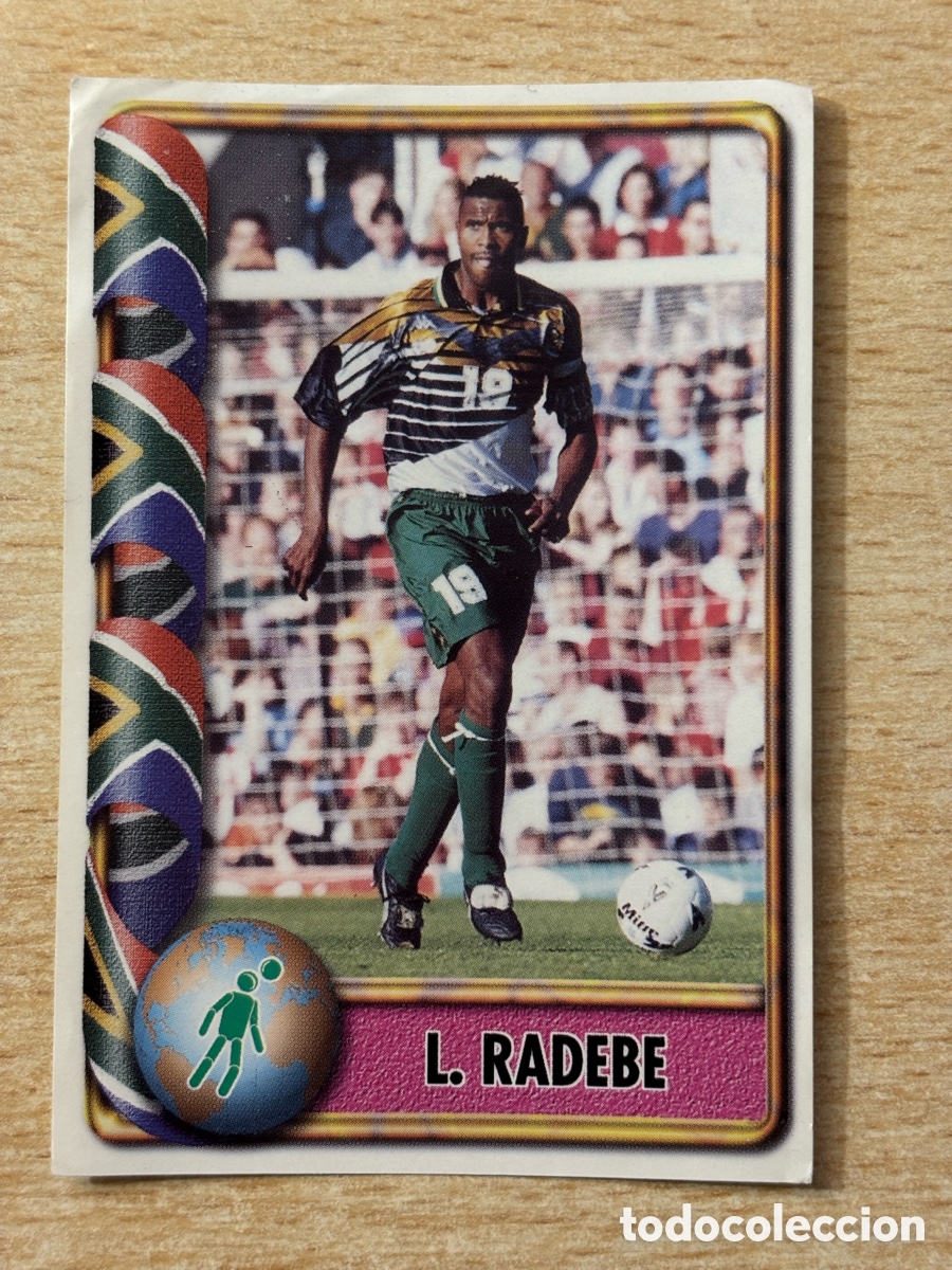 Cartes &agrave; collectionner de Football: # 463 Radebe Sud&aacute;frica Mundial Francia 98 Ediciones Estadio