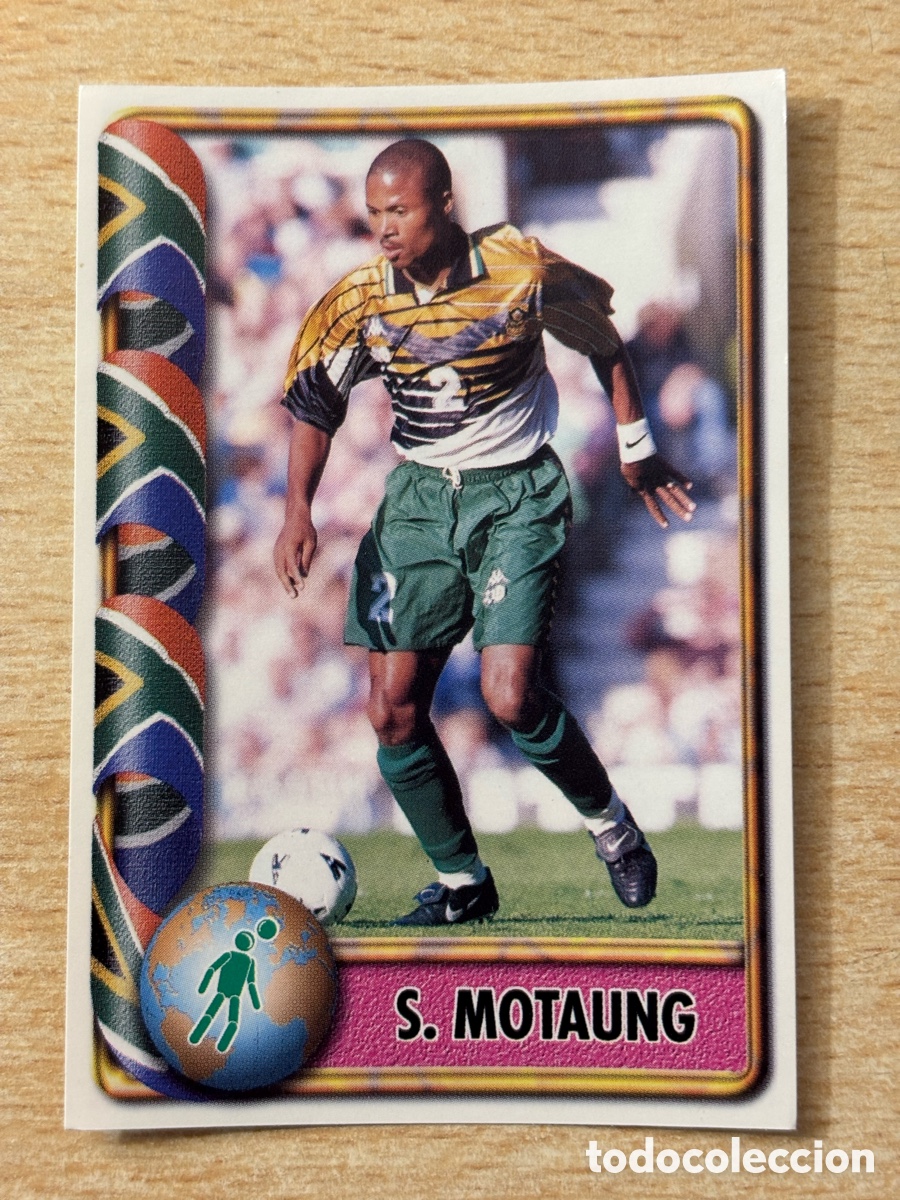 Cromos de F&uacute;tbol: # 462 Motaung Sud&aacute;frica Mundial Francia 98 Ediciones Estadio