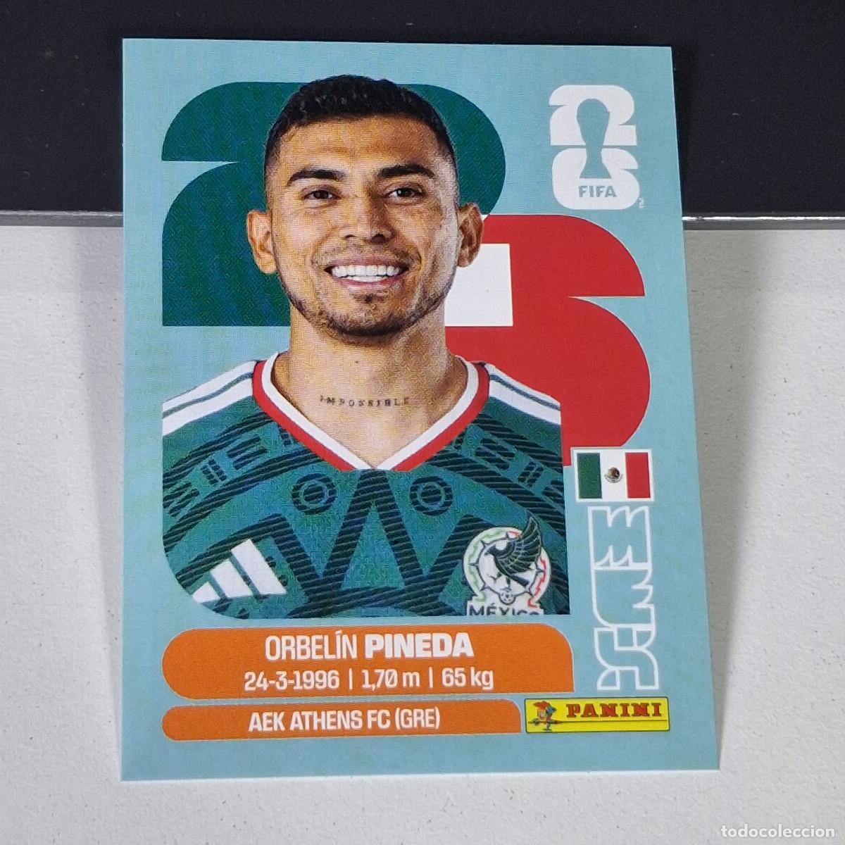 Cromos de F&uacute;tbol: B2 MEX11 ORBEL&Iacute;N PINEDA 11 M&Eacute;XICO MUNDIAL FIFA WORLD CUP 2026 STICKER PANINI