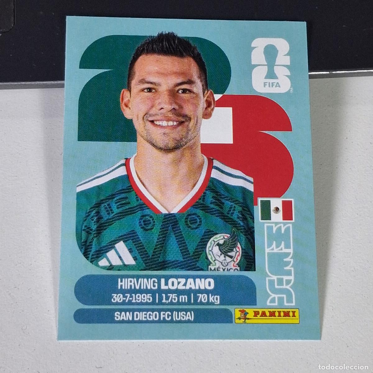 Cromos de F&uacute;tbol: B2 MEX 15 MEX15 HIRVING LOZANO M&Eacute;XICO MUNDIAL FIFA WORLD CUP 2026 STICKER PANINI