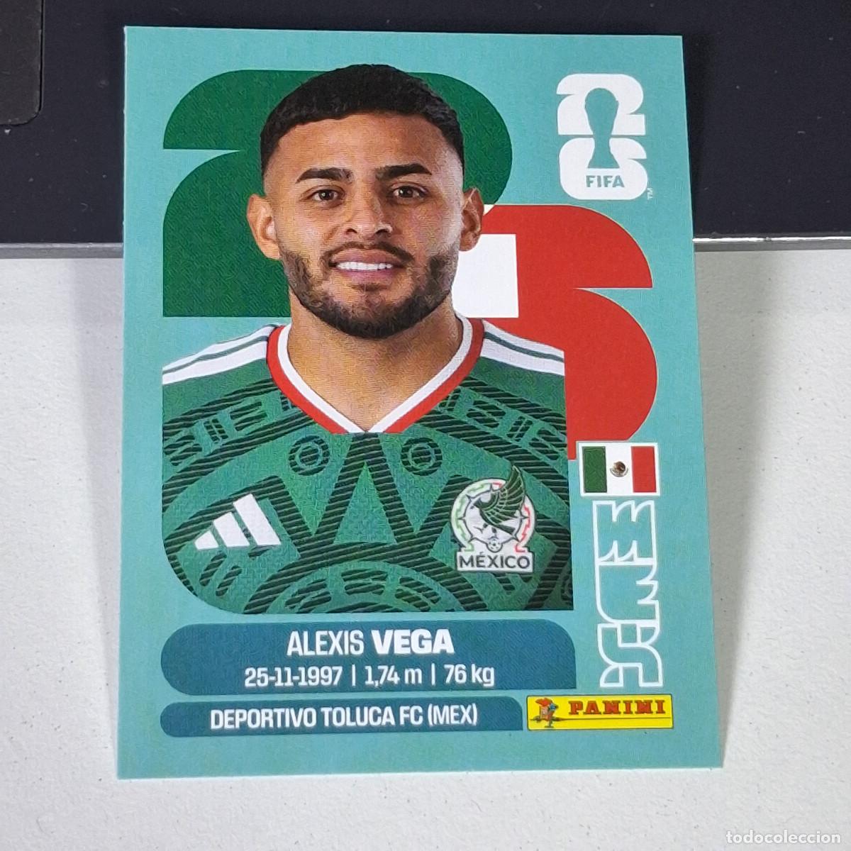 Cromos de F&uacute;tbol: B2 MEX18 MEX 18 ALEXIS VEGA M&Eacute;XICO MUNDIAL FIFA WORLD CUP 2026 STICKER PANINI