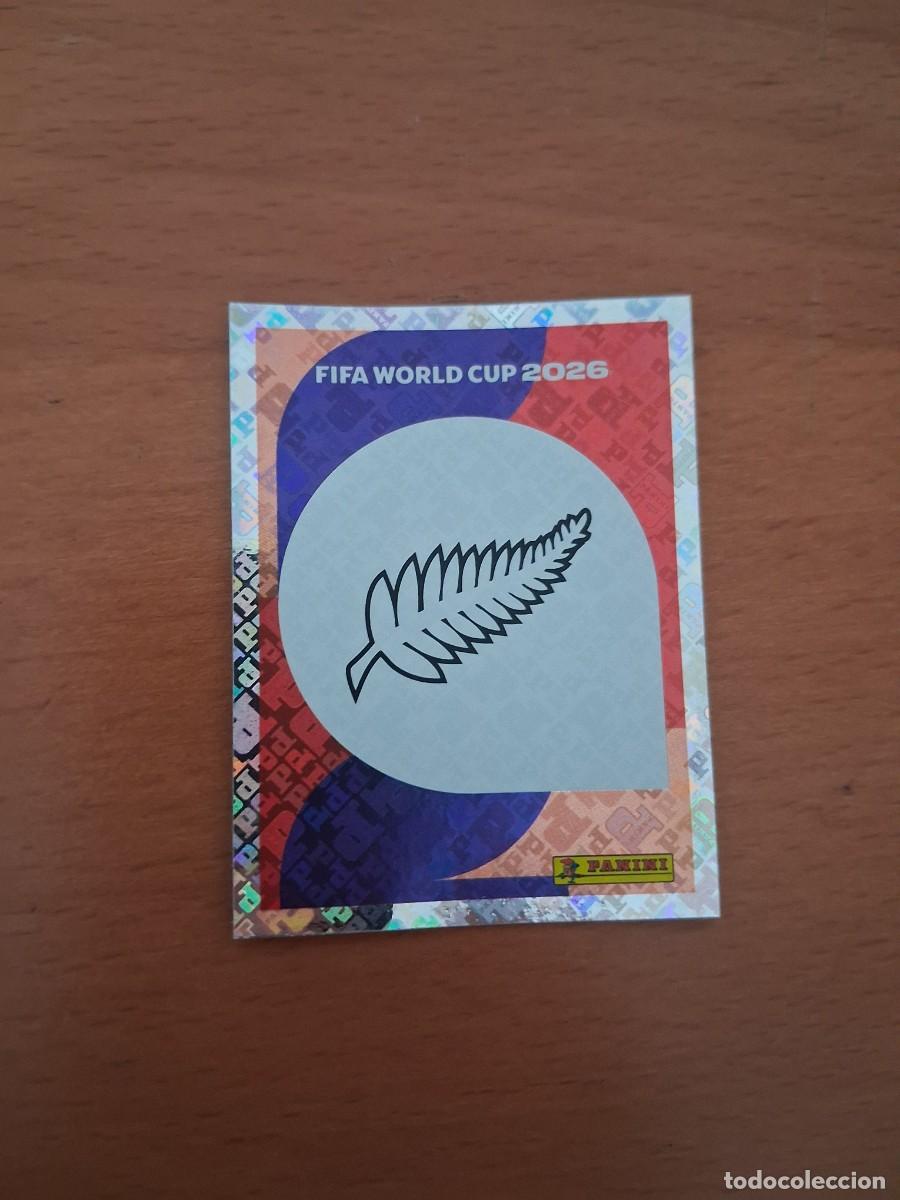Cromos de F&uacute;tbol: Fifa World Cup 26 Mundial 2026 NZL 1 Nueva Zelanda Escudo Logo