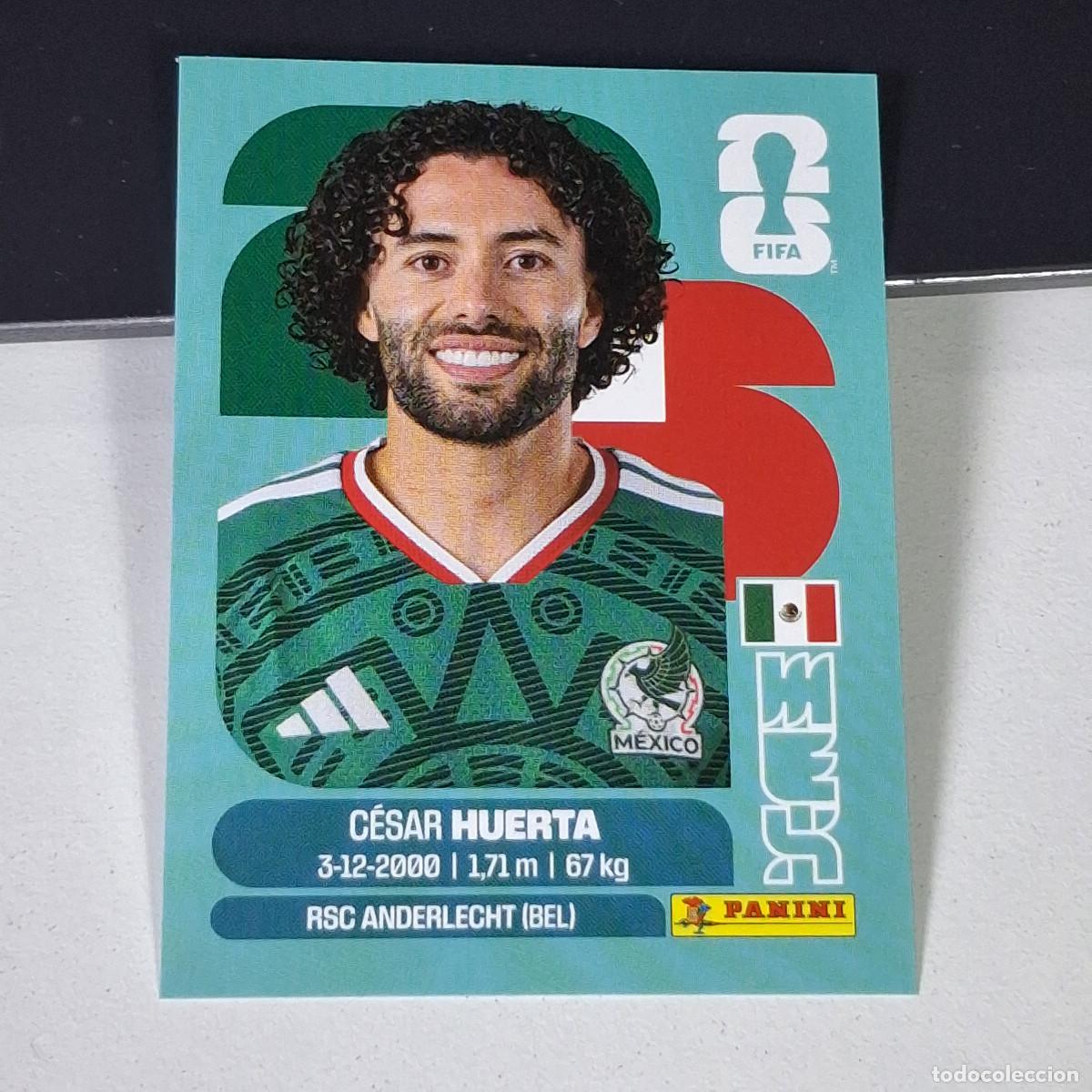Cromos de F&uacute;tbol: B2 MEX20 C&Eacute;SAR HUERTA 20 M&Eacute;XICO MUNDIAL FIFA WORLD CUP 2026 STICKER PANINI