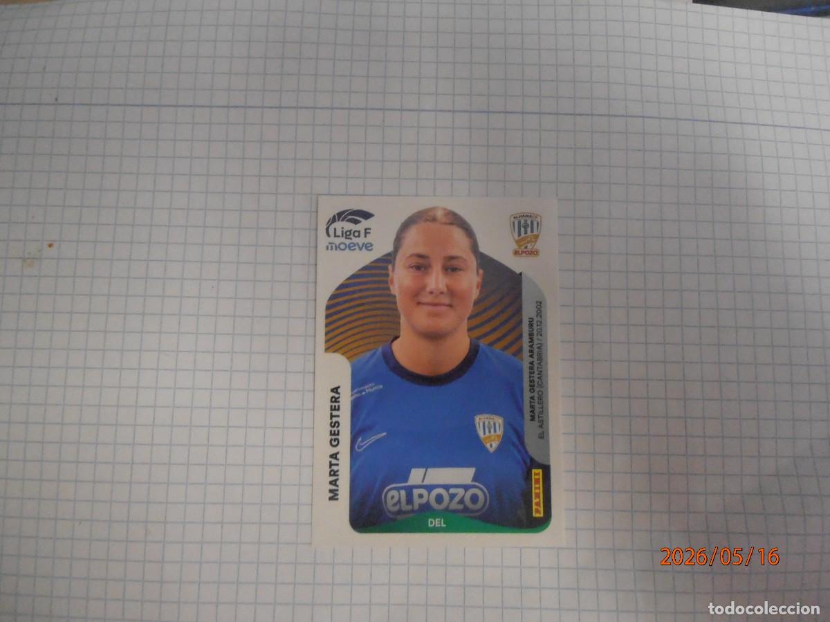 Cromos de F&uacute;tbol: Marta Gesteira - 19-b Alhamaca