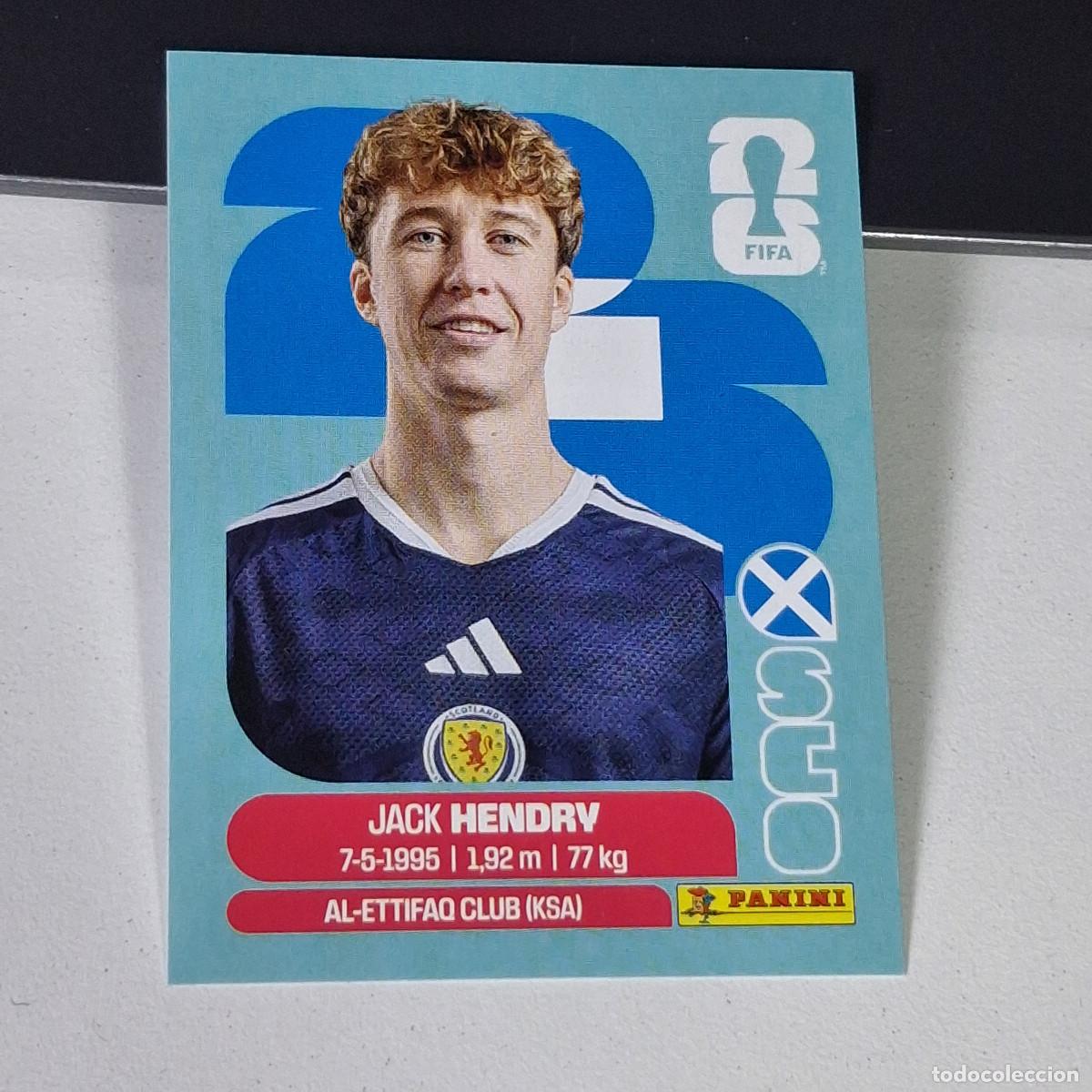 Cromos de F&uacute;tbol: B2 SCO3 JACK HENDRY 3 ESCOCIA SCOTLAND SCO MUNDIAL FIFA WORLD CUP 2026 STICKER PANINI