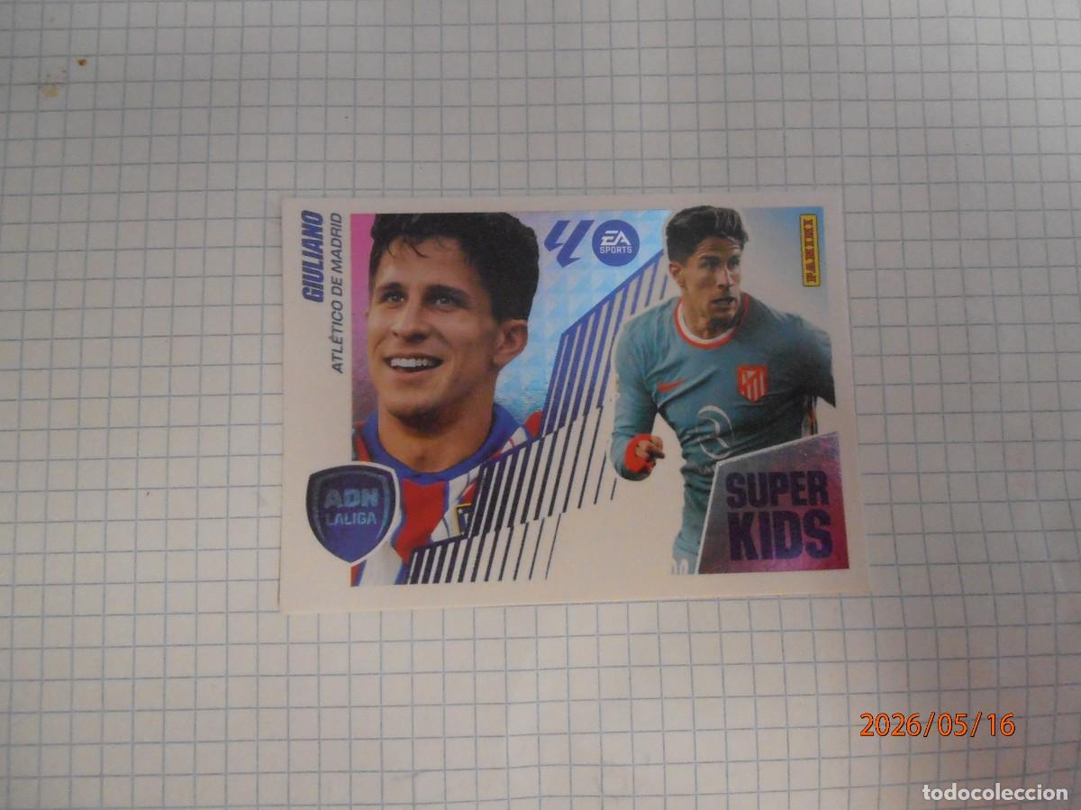 Cromos de Futebol: Giuliano 9 - At. madrid. liga 2025-26