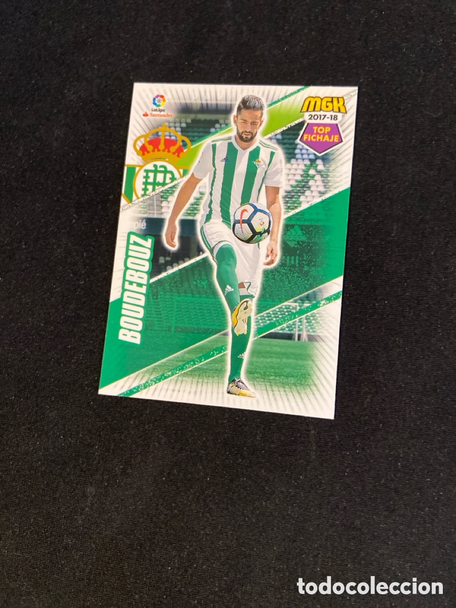 Cromos de Futebol: BOUDEBOUZ 128 TOP FICHAJE (BETIS) MEGA