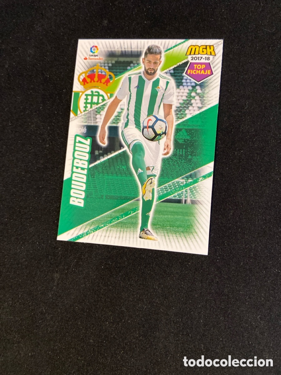 Cromos de F&uacute;tbol: BOUDEBOUZ 128 TOP FICHAJE (BETIS) MEGA