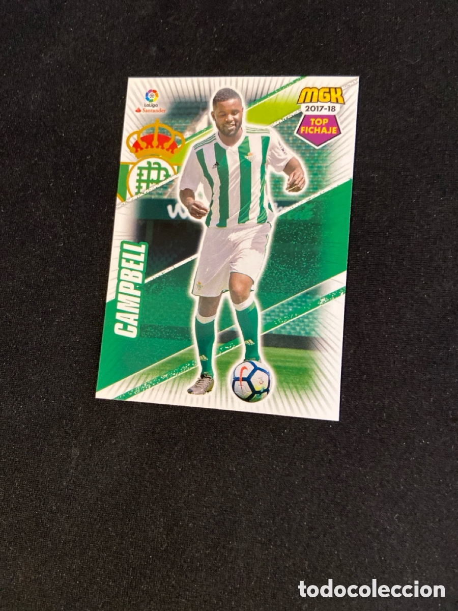 Cromos de F&uacute;tbol: CAMPBELL 129 TOP FICHAJE (BETIS) MEGA