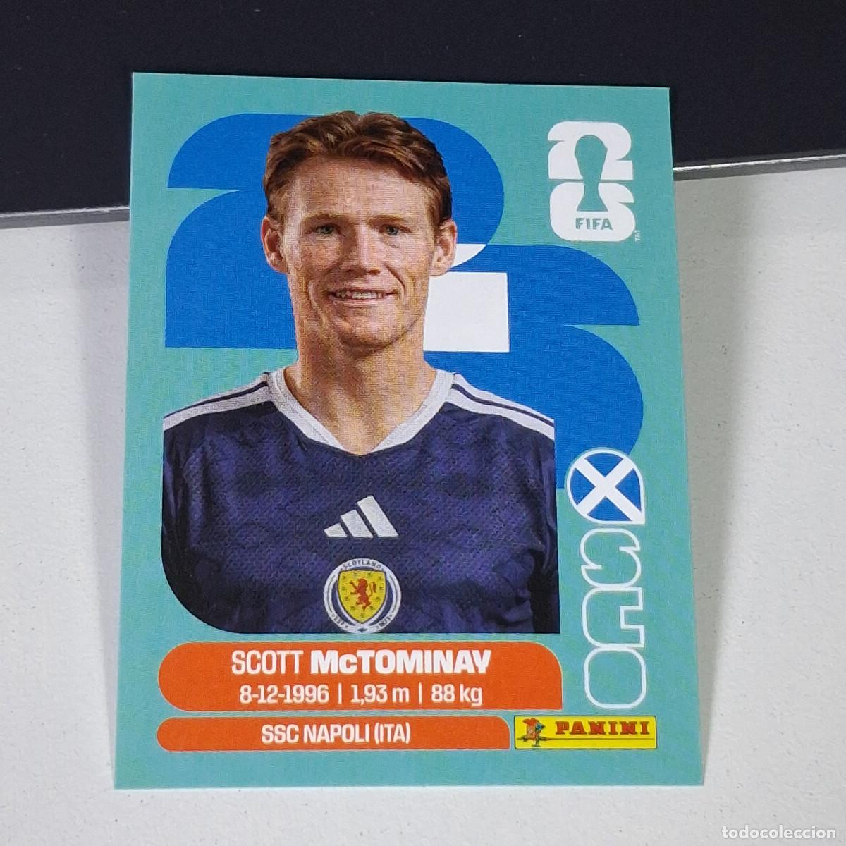Cromos de F&uacute;tbol: B2 SCO11 SCOTT MCTOMINAY 11 ESCOCIA SCOTLAND SCO MUNDIAL FIFA WORLD CUP 2026 STICKER PANINI