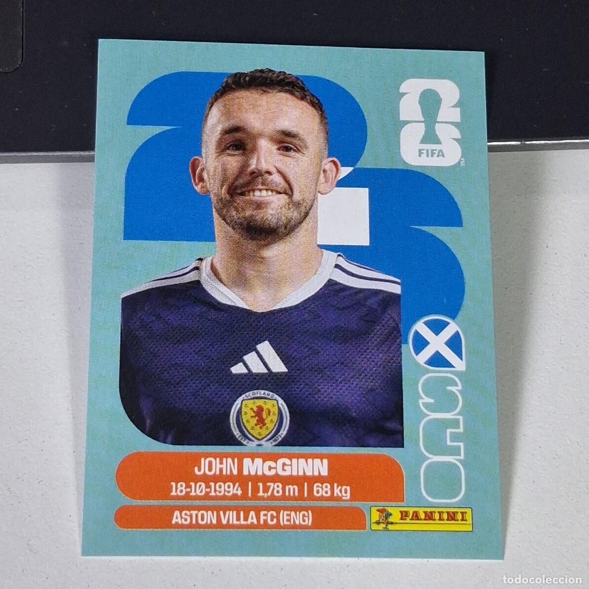 Cromos de F&uacute;tbol: B2 SCO17 JOHN MCGINN 17 ESCOCIA SCOTLAND SCO MUNDIAL FIFA WORLD CUP 2026 STICKER PANINI