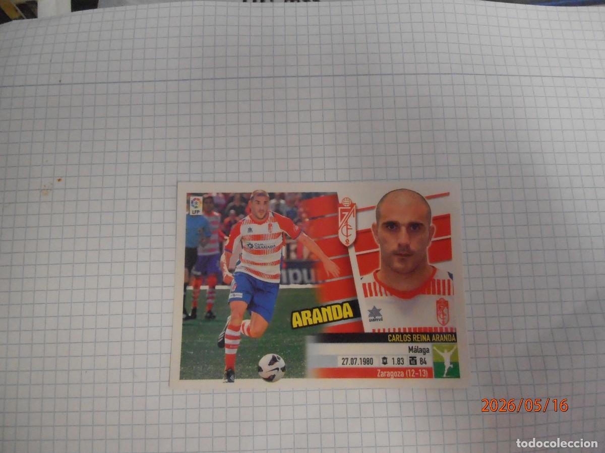 Cromos de F&uacute;tbol: Aranda Granada n&uacute;mero 13 - Este 2013-14