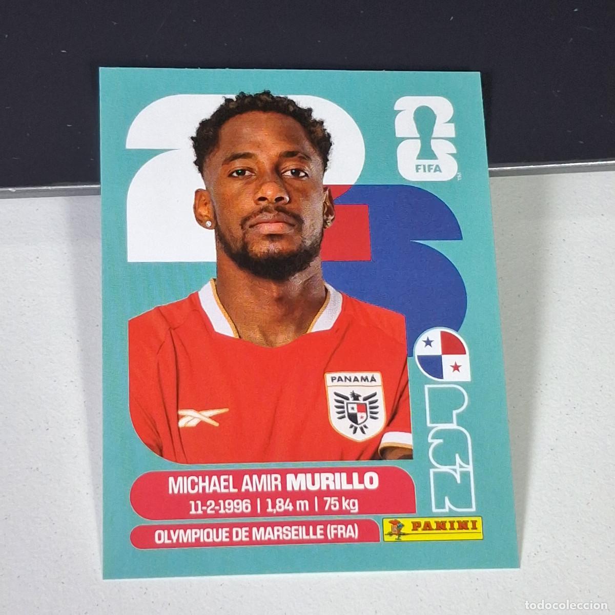 Cromos de F&uacute;tbol: B2 PAN6 MICHAEL AMIR MURILLO 6 PANAM&Aacute; PAN MUNDIAL FIFA WORLD CUP 2026 STICKER PANINI