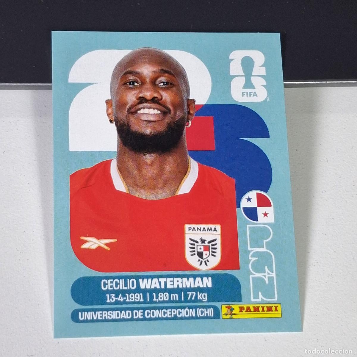 Cromos de F&uacute;tbol: B2 PAN18 CECILIO WATERMAN 18 PANAM&Aacute; PAN MUNDIAL FIFA WORLD CUP 2026 STICKER PANINI