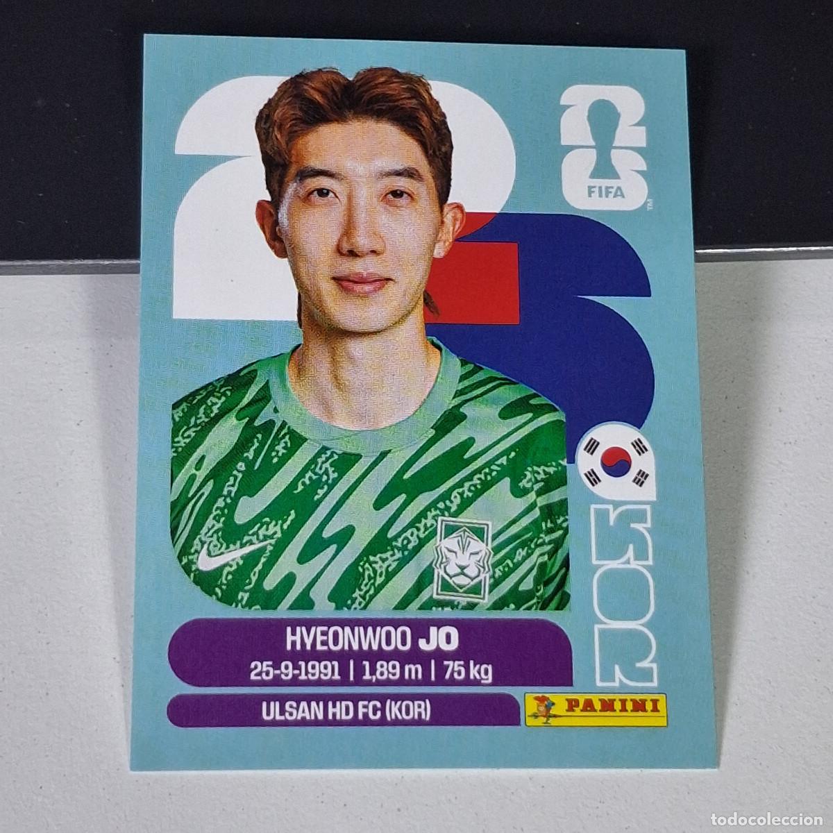 Cromos de F&uacute;tbol: B2 KOR2 HYEON-WOO JO 2 COREA DEL SUR KOR MUNDIAL FIFA WORLD CUP 2026 STICKER PANINI