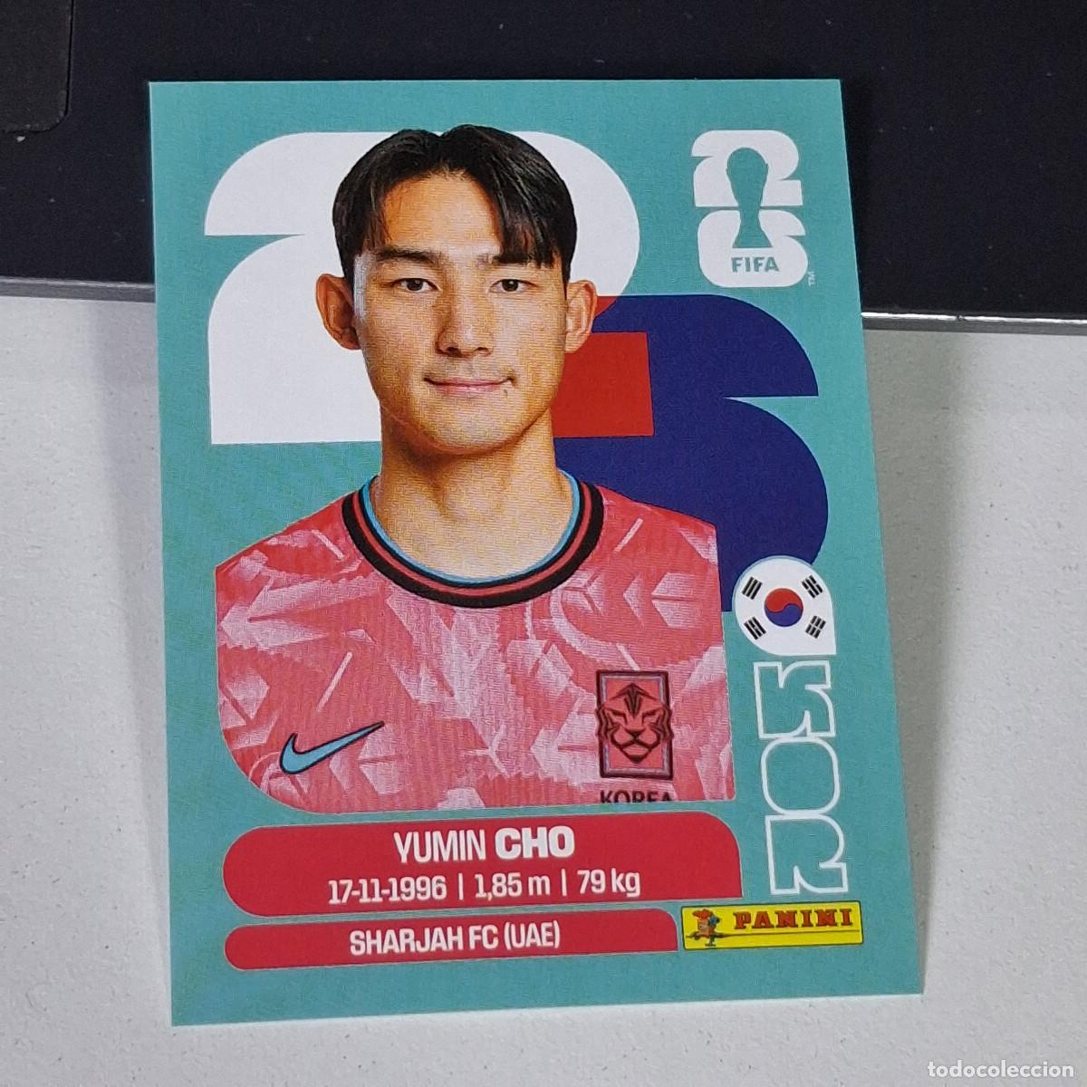 Cromos de F&uacute;tbol: B2 KOR5 YU-MIN CHO 5 YUMIN KOREA COREA DEL SUR KOR MUNDIAL FIFA WORLD CUP 2026 STICKER PANINI