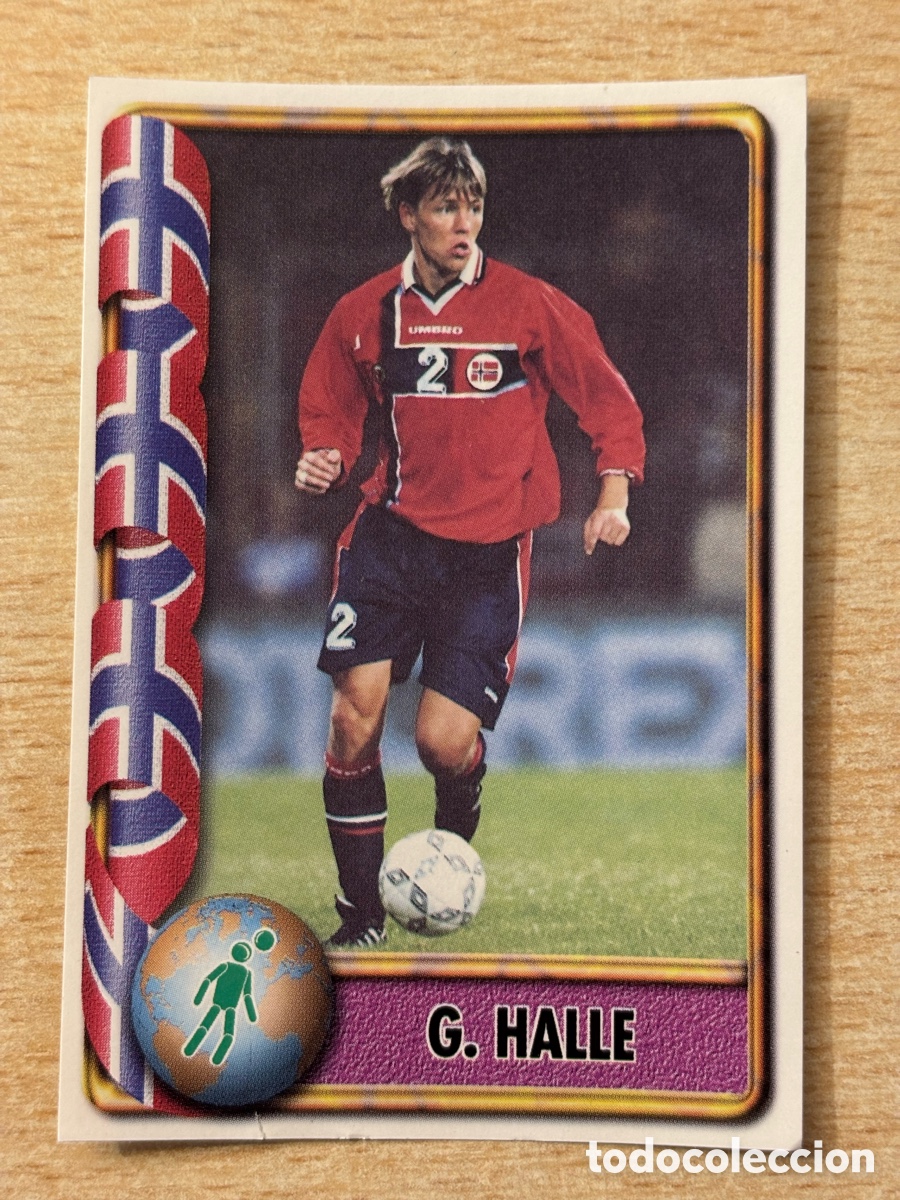 Cromos de Futebol: # 416 Halle Noruega Mundial Francia 98 Ediciones Estadio