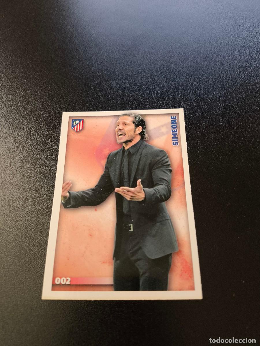 Cromos de F&uacute;tbol: 2 Diego Simeone ATLETICO DE MADRID MUNDICROMO LIGA 2014 2015 14 15 NO PANINI ESTE