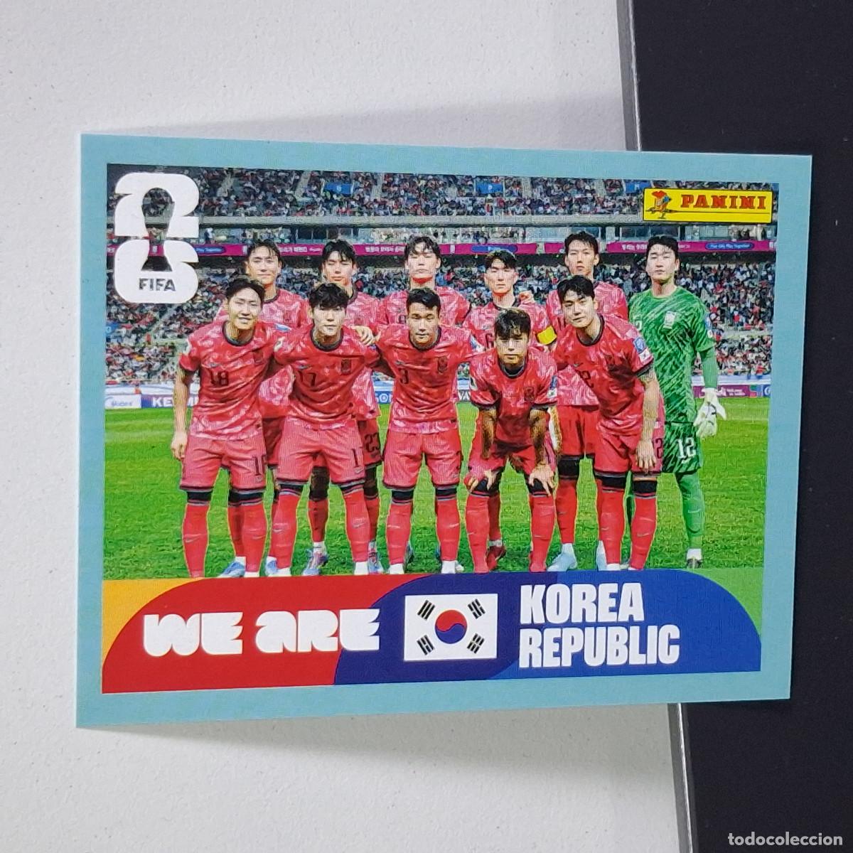 Cromos de F&uacute;tbol: B2 KOR13 TEAM PHOTO EQUIPO 13 COREA DEL SUR KOR MUNDIAL FIFA WORLD CUP 2026 STICKER PANINI