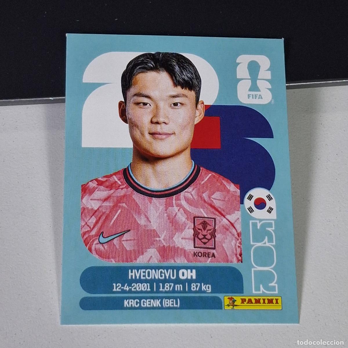 Cromos de F&uacute;tbol: B2 KOR20 HYEON-GYU HYEONGYU OH 20 COREA DEL SUR KOR MUNDIAL FIFA WORLD CUP 2026 STICKER PANINI