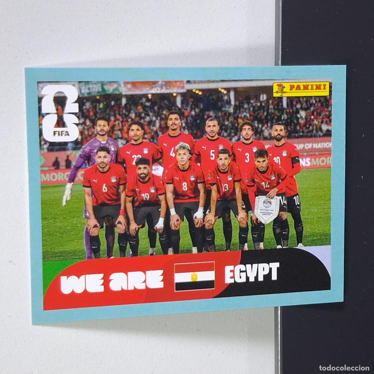 Cromos de Futebol: B2 EGY13 TEAM PHOTO EQUIPO 13 EGYPTO EGYPT EGY MUNDIAL FIFA WORLD CUP 2026 STICKER PANINI