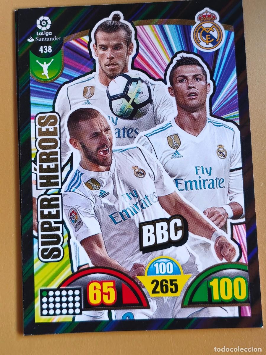 Cromos de F&uacute;tbol: cristiano ronaldo, 2017 18 super heroes