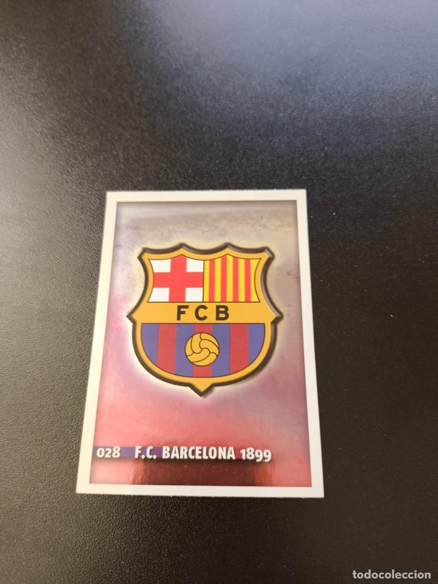 Cromos de F&uacute;tbol: 28 ESCUDO BRILLO LISO BARCELONA MUNDICROMO LIGA 2014 2015 14 15 NO PANINI ESTE