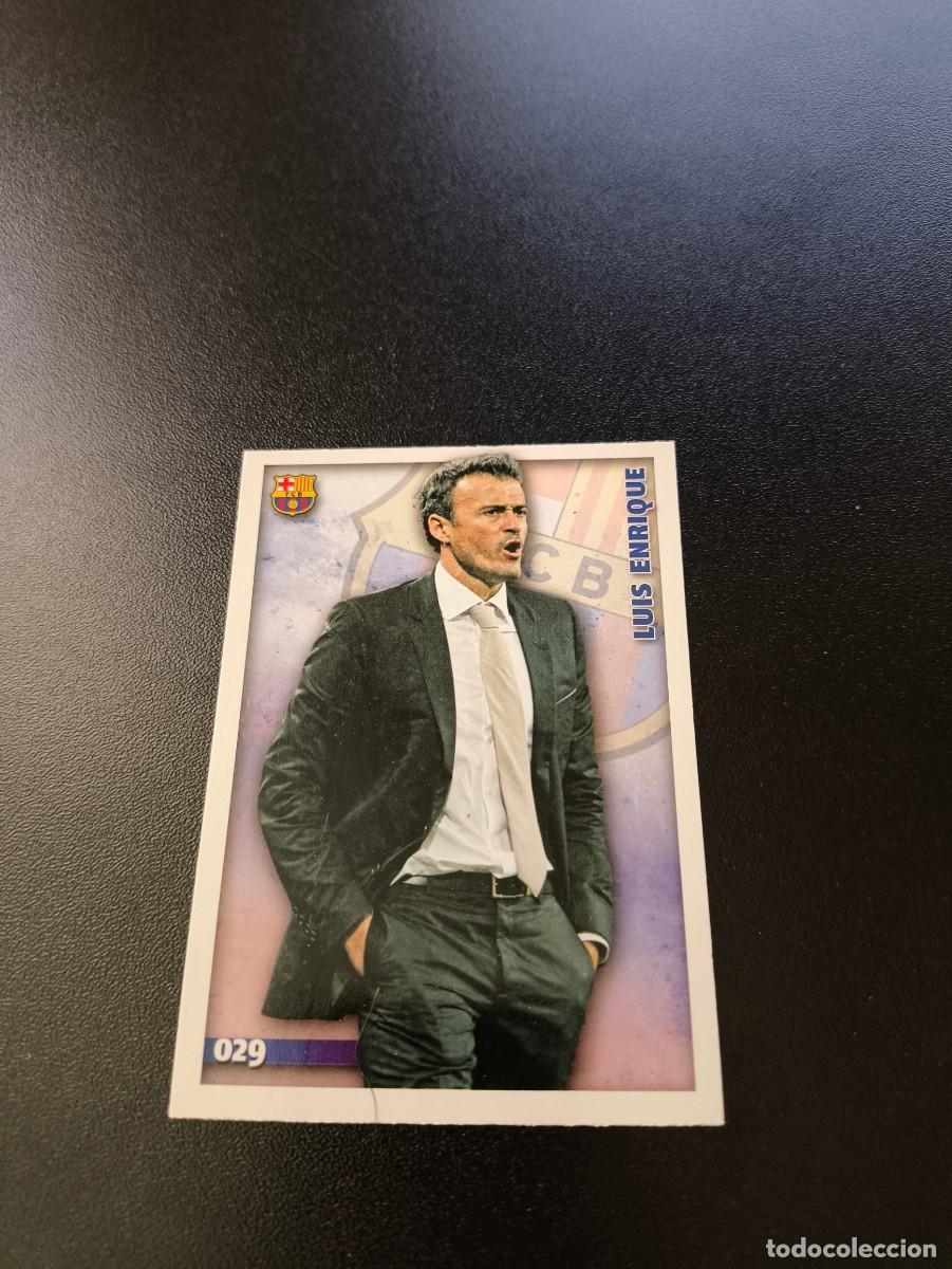 Cromos de F&uacute;tbol: 29 Luis Enrique BARCELONA MUNDICROMO LIGA 2014 2015 14 15 NO PANINI ESTE