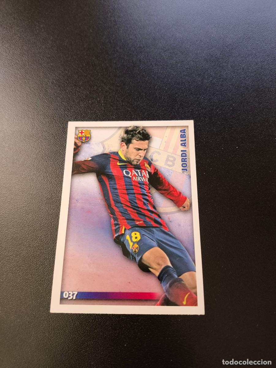 Fu&szlig;ball-Sticker: 37 Jordi Alba BARCELONA MUNDICROMO LIGA 2014 2015 14 15 NO PANINI ESTE