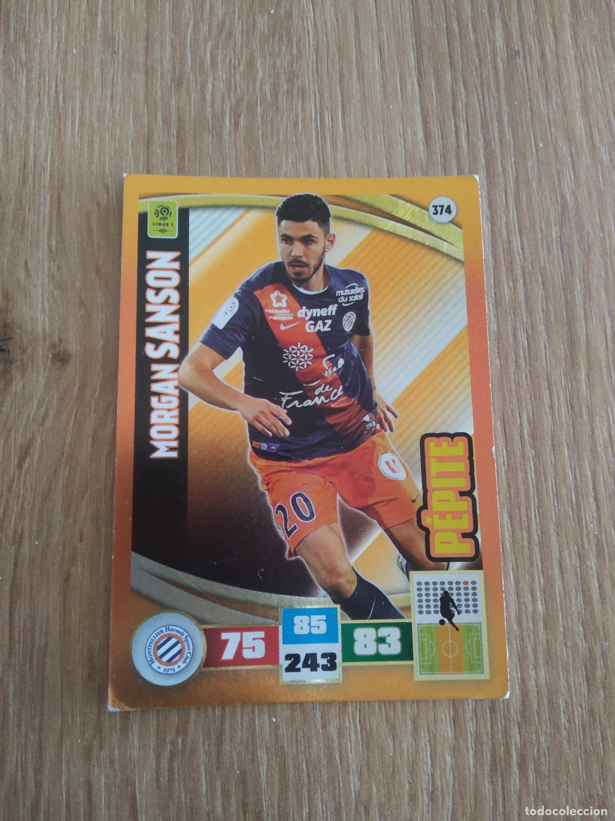 Fu&szlig;ball-Sticker: 374 SANSON MONTPELLIER CROMO FUTBOL PANINI LIGA FRANCIA 2016-2017 FOOT LIGUE 1 ADRENALYN 16-17
