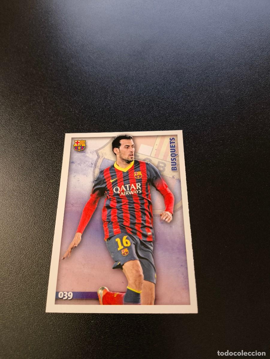 Fu&szlig;ball-Sticker: 39 Busquets BARCELONA MUNDICROMO LIGA 2014 2015 14 15 NO PANINI ESTE