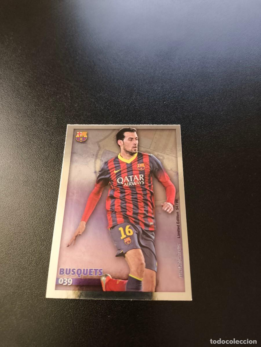Fu&szlig;ball-Sticker: 39 Busquets MELTACARDS BARCELONA MUNDICROMO LIGA 2014 2015 14 15 NO PANINI ESTE