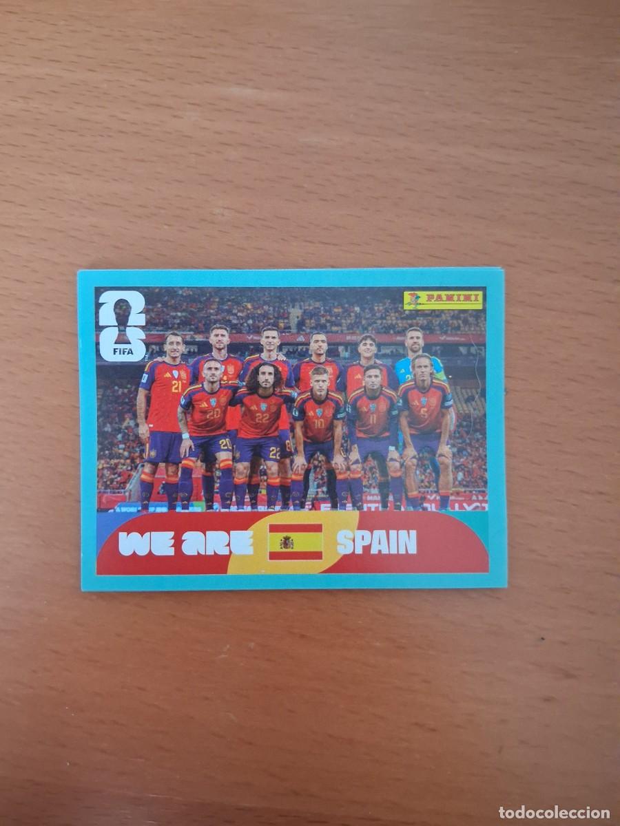 Fu&szlig;ball-Sticker: Fifa World Cup 26 Mundial 2026 ESP 13 Espa&ntilde;a Foto de Equipo Plantilla Alineacion