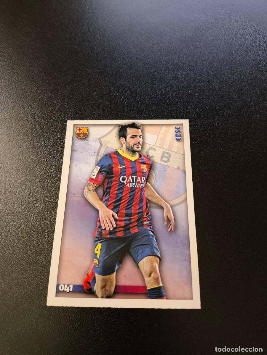 Fu&szlig;ball-Sticker: 41 Cesc Fabregas BAJA BARCELONA MUNDICROMO LIGA 2014 2015 14 15 NO PANINI ESTE