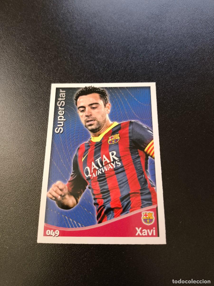 Cromos de F&uacute;tbol: 49 Xavi Hern&aacute;ndez SUPERSTAR MATE BARCELONA MUNDICROMO LIGA 2014 2015 14 15 NO PANINI ESTE