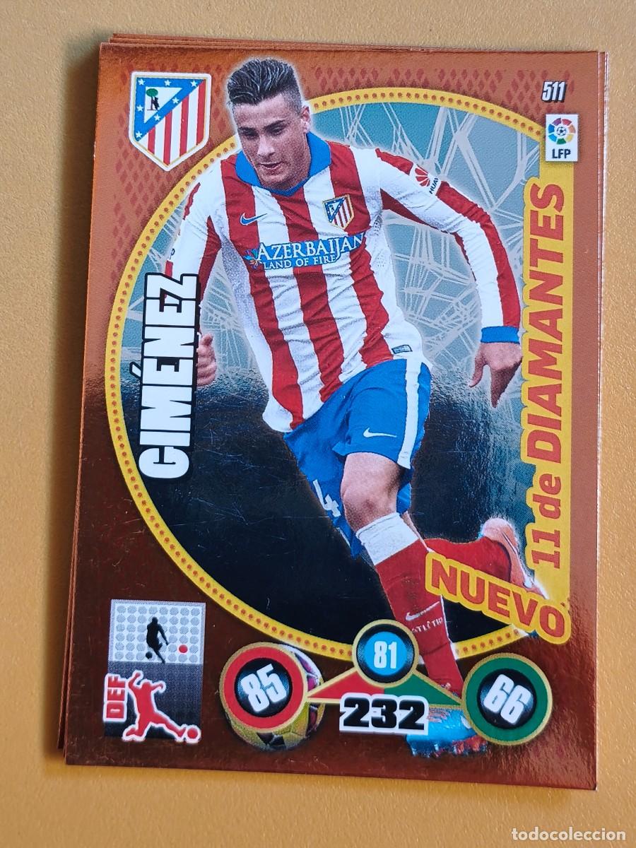Cromos de F&uacute;tbol: gimenez, 2014 15 nuevo diamantes