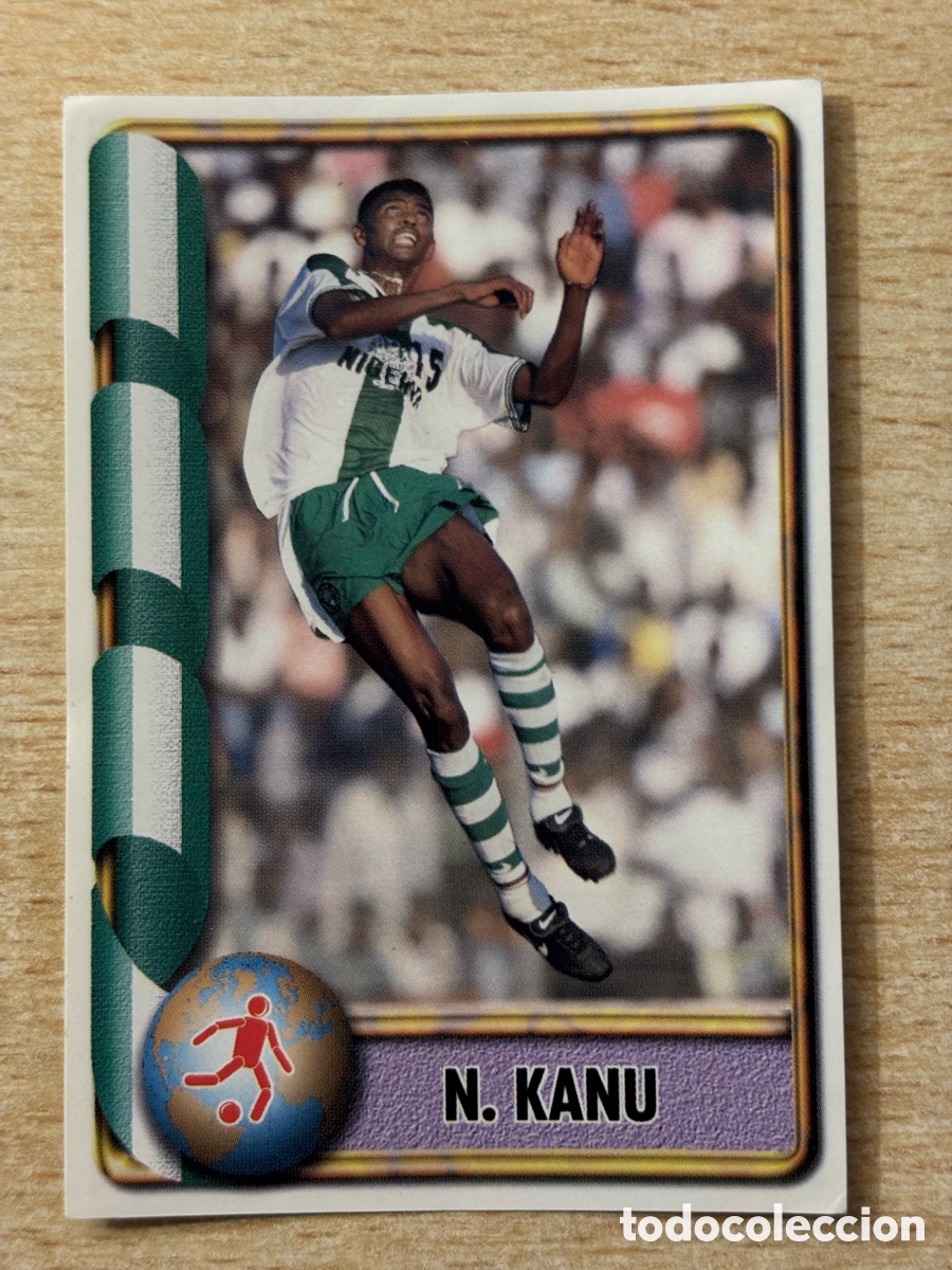 Cromos de F&uacute;tbol: # 409 Kanu Nigeria Mundial Francia 98 Ediciones Estadio