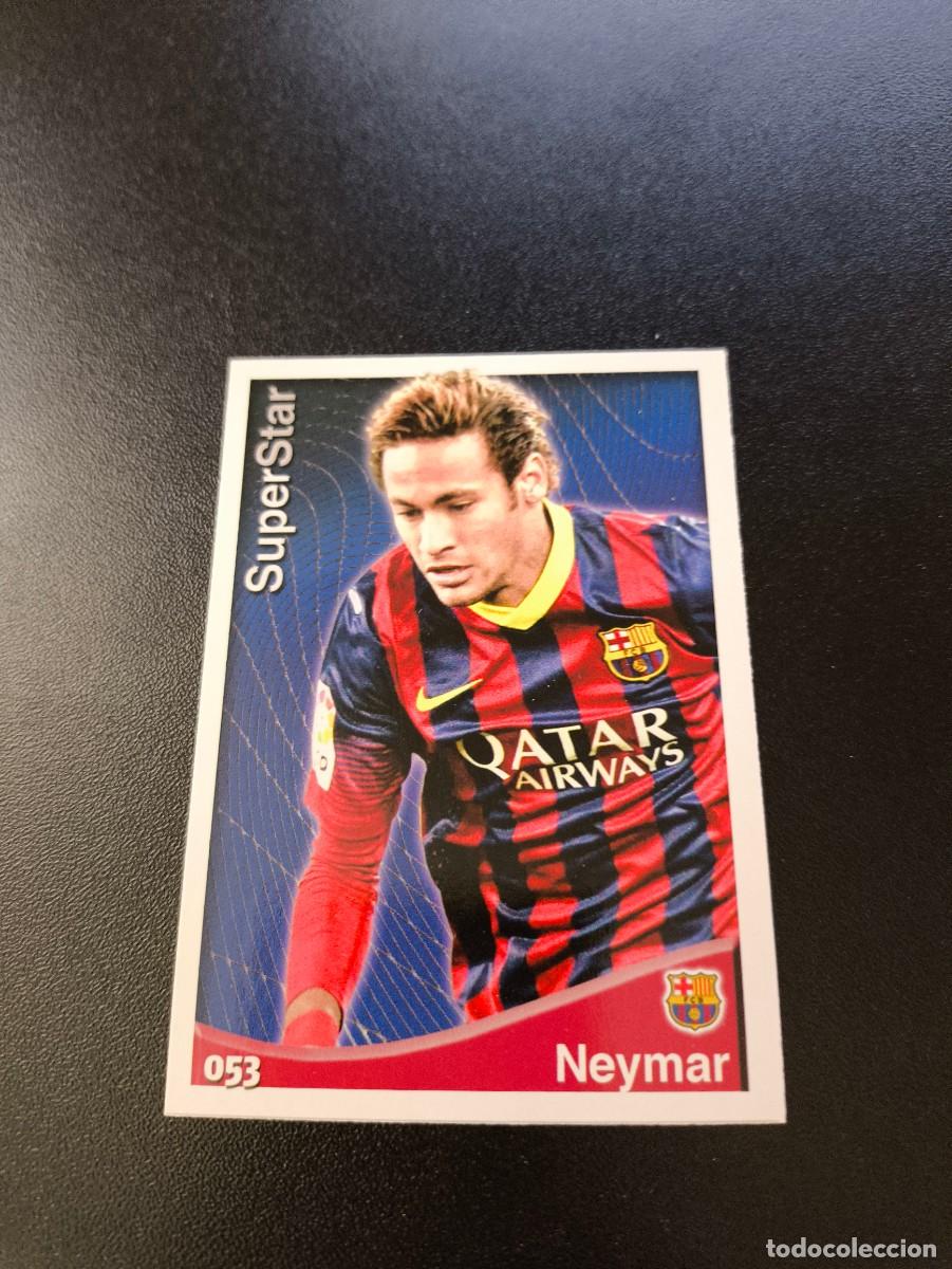 Cromos de F&uacute;tbol: 53 Neymar SUPERSTAR MATE BARCELONA MUNDICROMO LIGA 2014 2015 14 15 NO PANINI ESTE