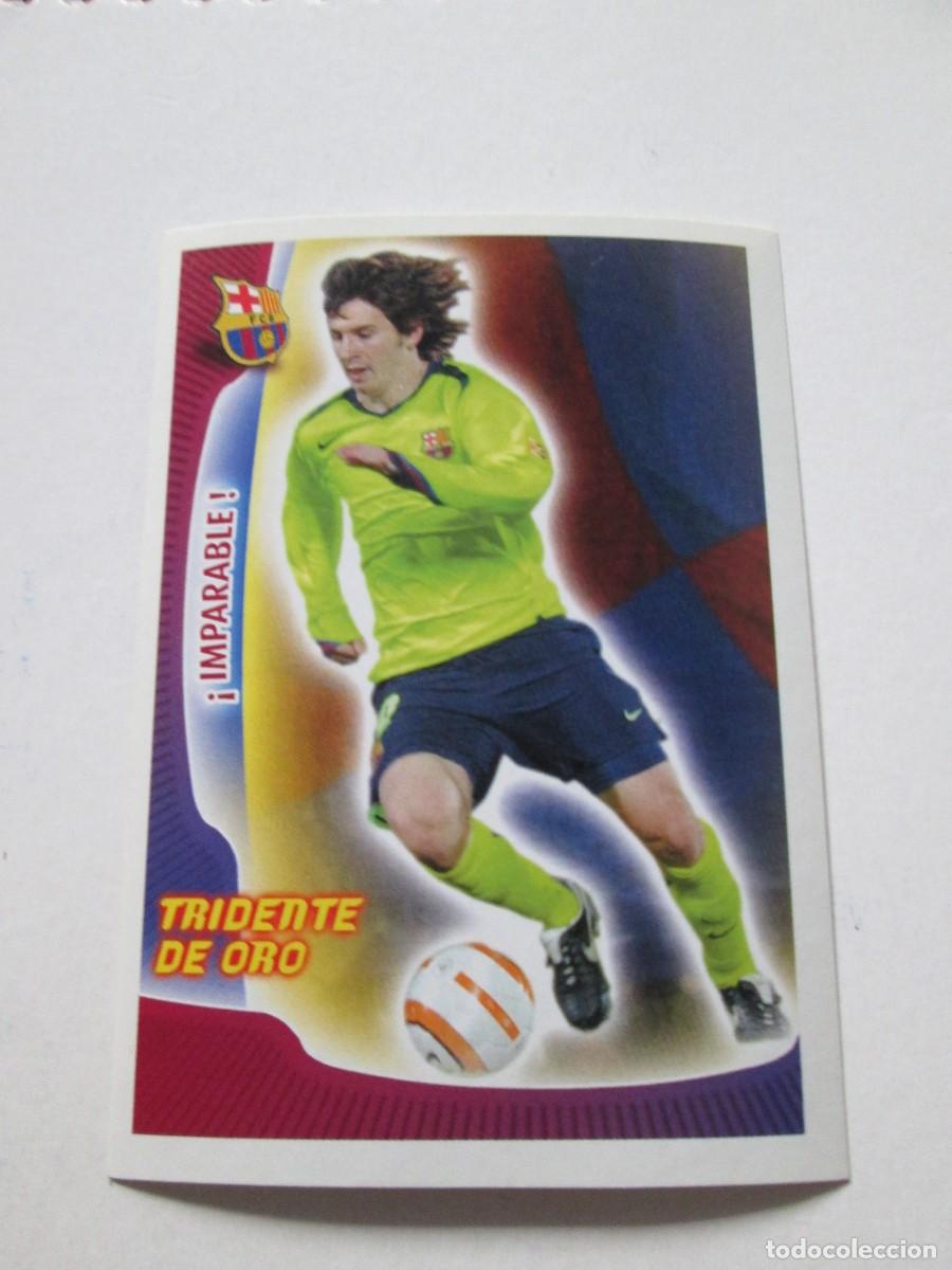 Cromos de F&uacute;tbol: #68 MESSI 05 06 SUPER BAR&Ccedil;A 2005 2006 TRIDENTE DE ORO &iexcl;IMPARABLE! PANINI SIN PEGAR