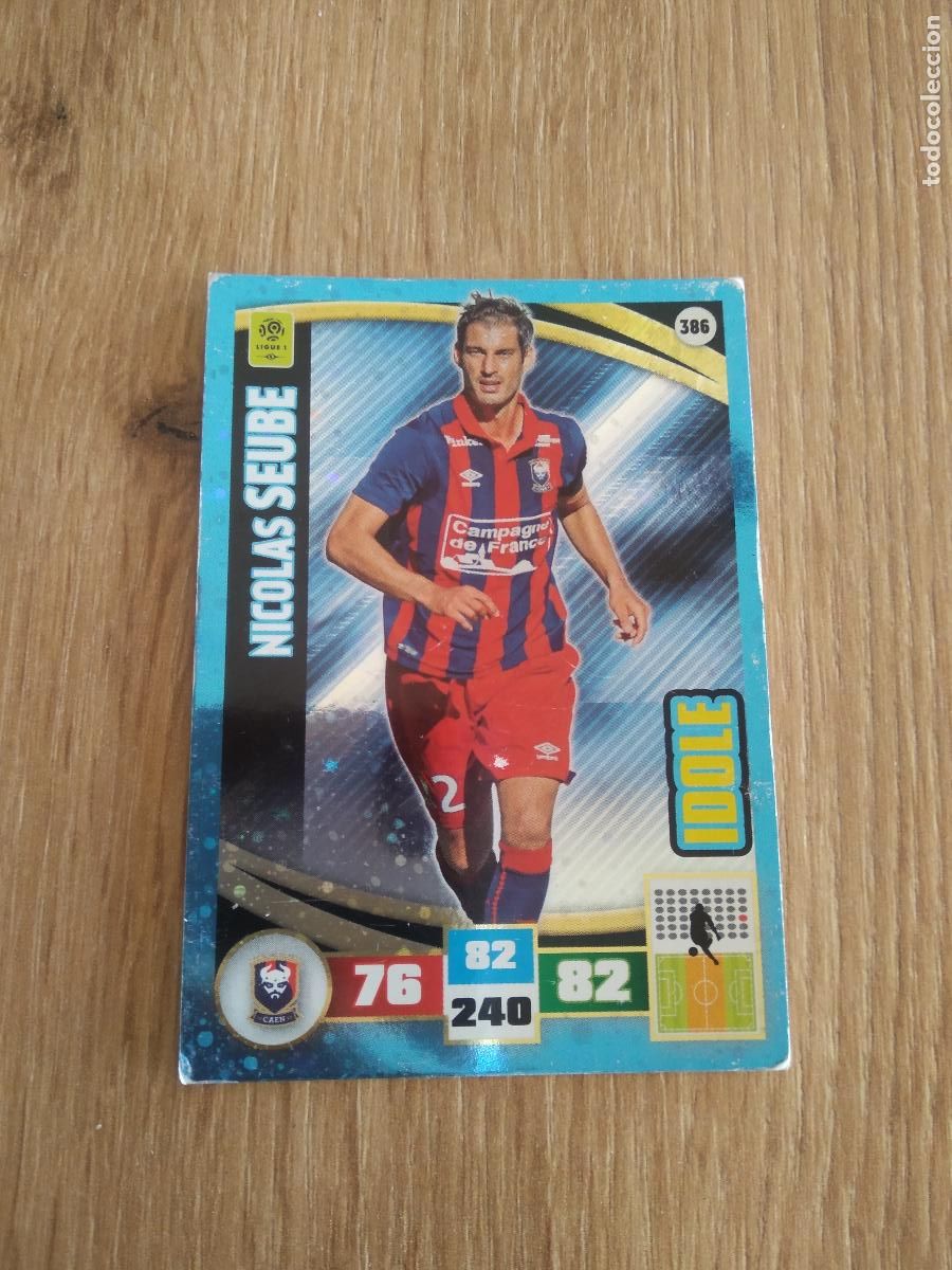 Cromos de F&uacute;tbol: 386 NICOLAS SEUBE CAEN CROMO FUTBOL PANINI LIGA FRANCIA 2016-2017 FOOT LIGUE 1 ADRENALYN 16-17
